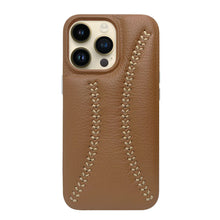Load image into Gallery viewer, Fashion Puffer Designed Leather Case For iPhone 14 Pro Max