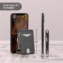 Load image into Gallery viewer, New design custom leather wallet for men with clip