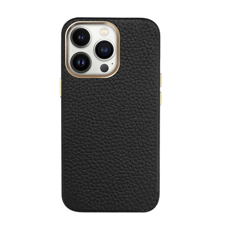 Custom Leather Phone case pbble txture for iphone series