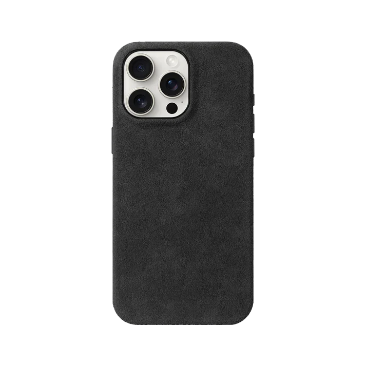 Custom Leather Phone case alcantara material case