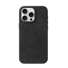 Load image into Gallery viewer, Custom Leather Phone case alcantara material case