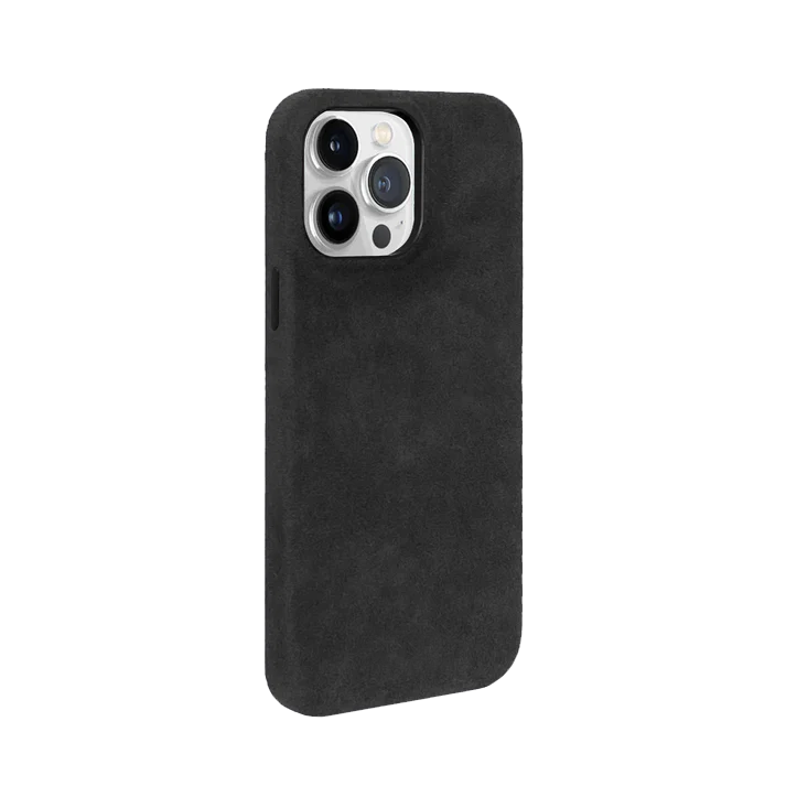 Custom Leather Phone case alcantara material case