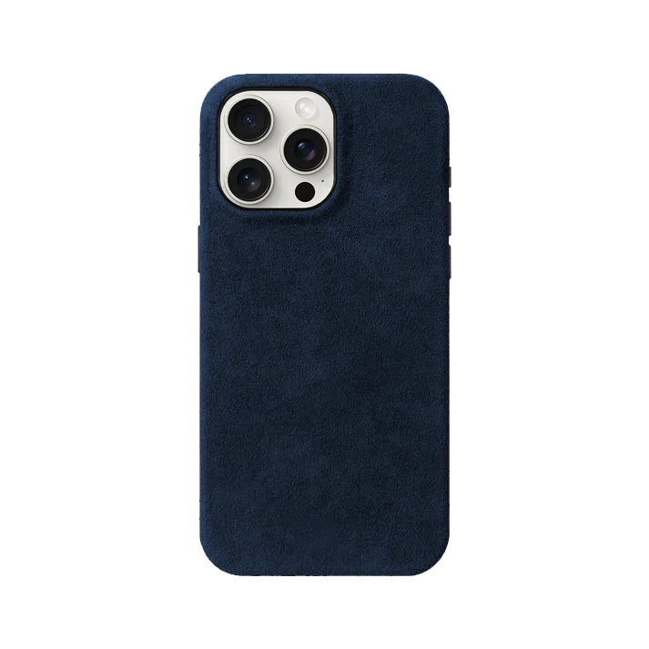 Custom Leather Phone case alcantara material case