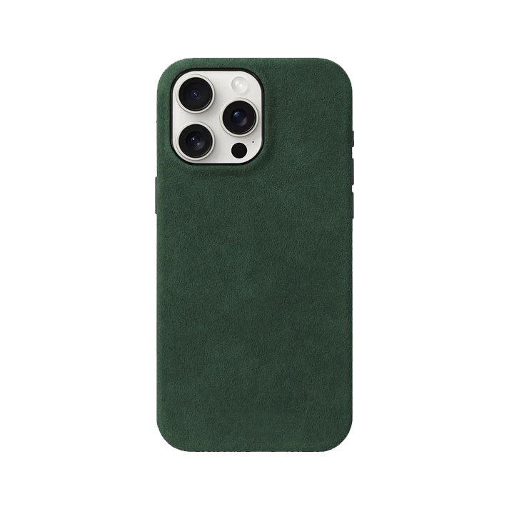 Custom Leather Phone case alcantara material case