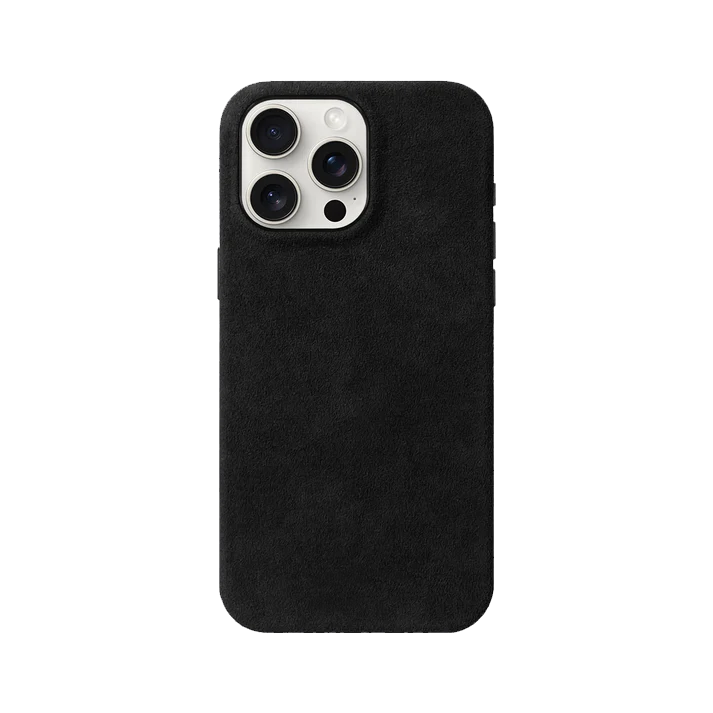 Custom Leather Phone case alcantara material case