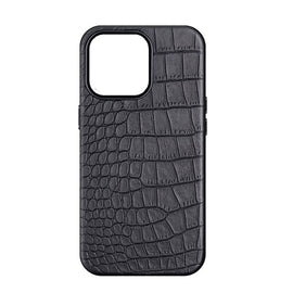 Custom Crocodile genuine leather magnetic phone case