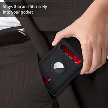 Load image into Gallery viewer, Front Pocket RFID Leather Airtag wallet with money clip