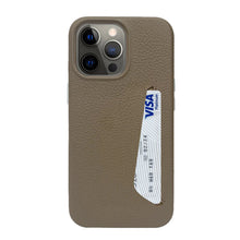 Load image into Gallery viewer, Simple Design Leather Phone Case For iPhone 13 Pro Max With Card Slot