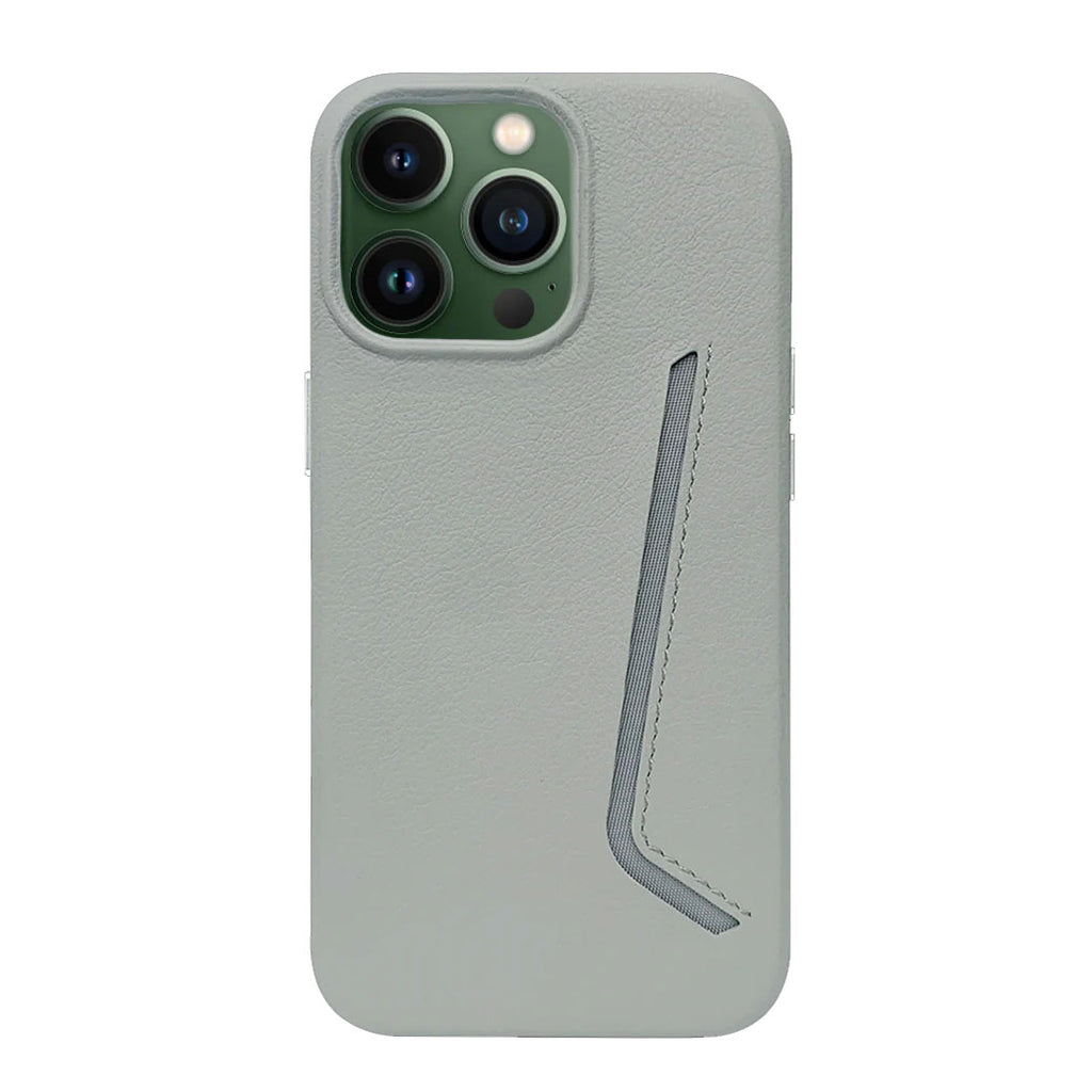 Simple Design Leather Phone Case For iPhone 13 Pro Max With Card Slot