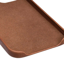 Load image into Gallery viewer, Custom Metal Button Vintage oiled wax Leather Wrapped Case For IP14