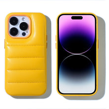 Load image into Gallery viewer, PU Leather Phone Case Puffer design for Iphone series