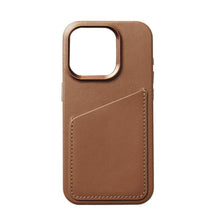 Load image into Gallery viewer, Top Grain Vegetable Tanned Leather case for Iphone 15pro