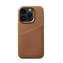 Load image into Gallery viewer, Top Grain Vegetable Tanned Leather case for Iphone 15pro