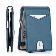 Load image into Gallery viewer, New design custom leather wallet for men with clip