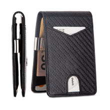 Load image into Gallery viewer, New design custom leather wallet for men with clip