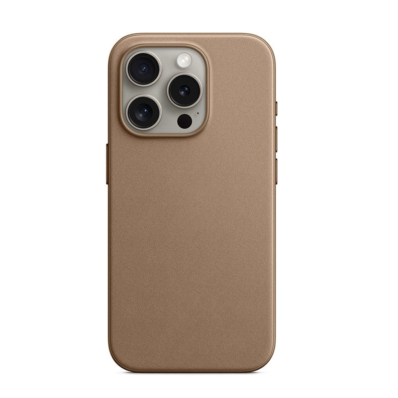 Woven twill protective Leather phone case for 15promax