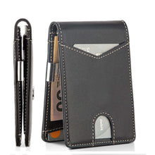 Load image into Gallery viewer, New design custom leather wallet for men with clip