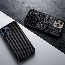 Load image into Gallery viewer, Real Forged Carbon Fiber Phone Case For Iphone 14 PRO