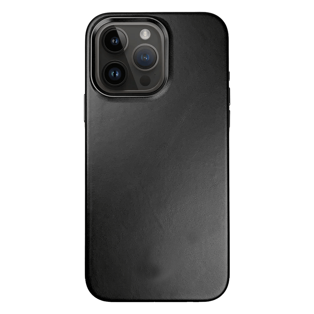 Vintage oiled wax leather phone case for IP14/15 series
