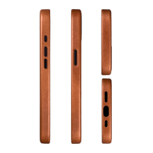 Load image into Gallery viewer, Vintage oiled wax leather phone case for IP14/15 series