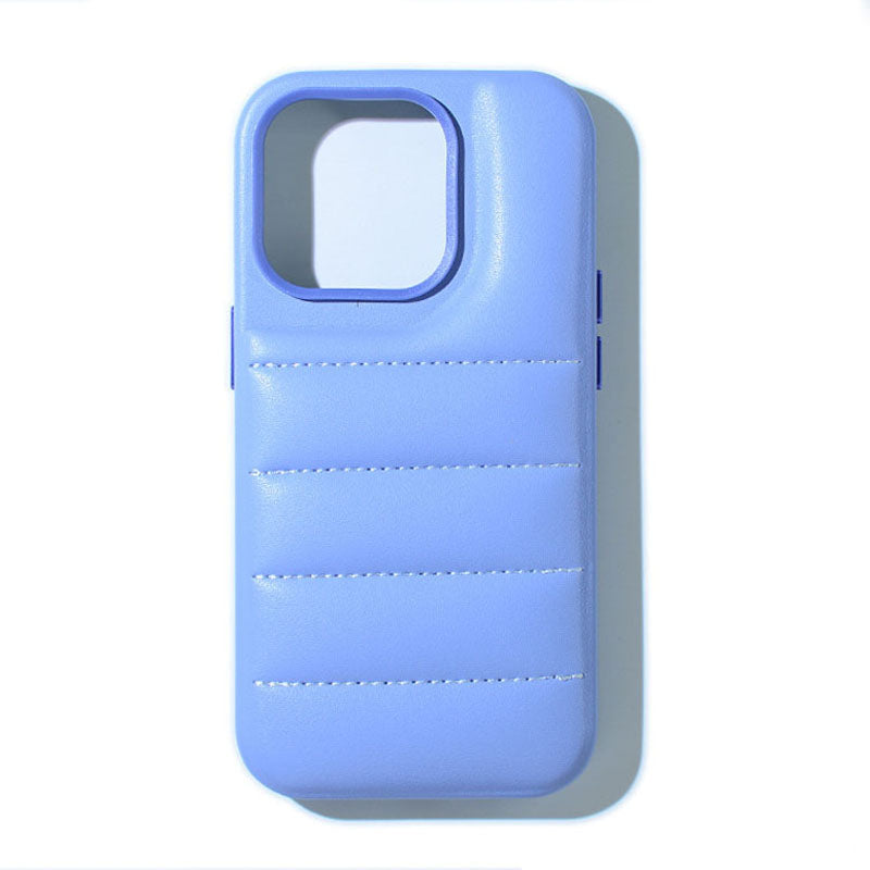 PU Leather Phone Case Puffer design for Iphone series